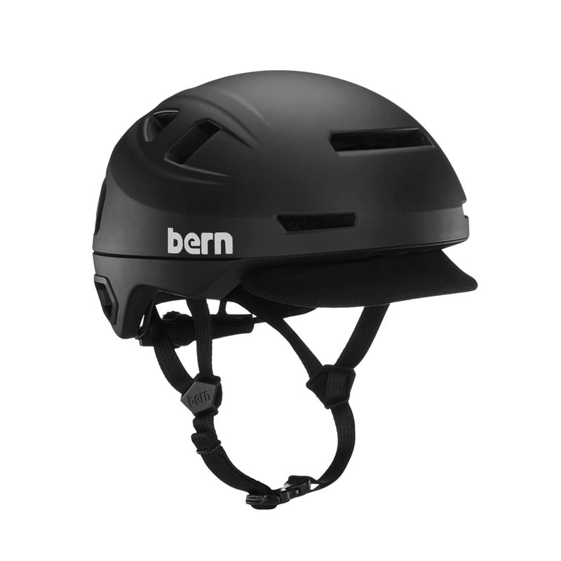 Bern Hudson MIPS Adult Bike Helmet with Rotational Impact Safety, up to 27 MPHâ”‚Adjustableâ”‚ Safety Light Includedâ”‚for Bikes, E Scooters, E Bikes +â”‚Fully Certified - Image 1
